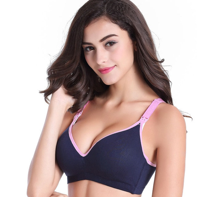 Cotton Maternity Nursing Bras with Brief set