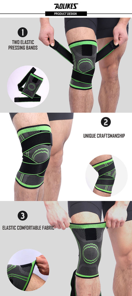 Trendy Breathable Knee Brace Support