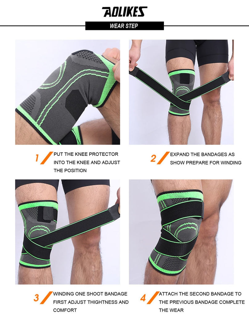 Trendy Breathable Knee Brace Support