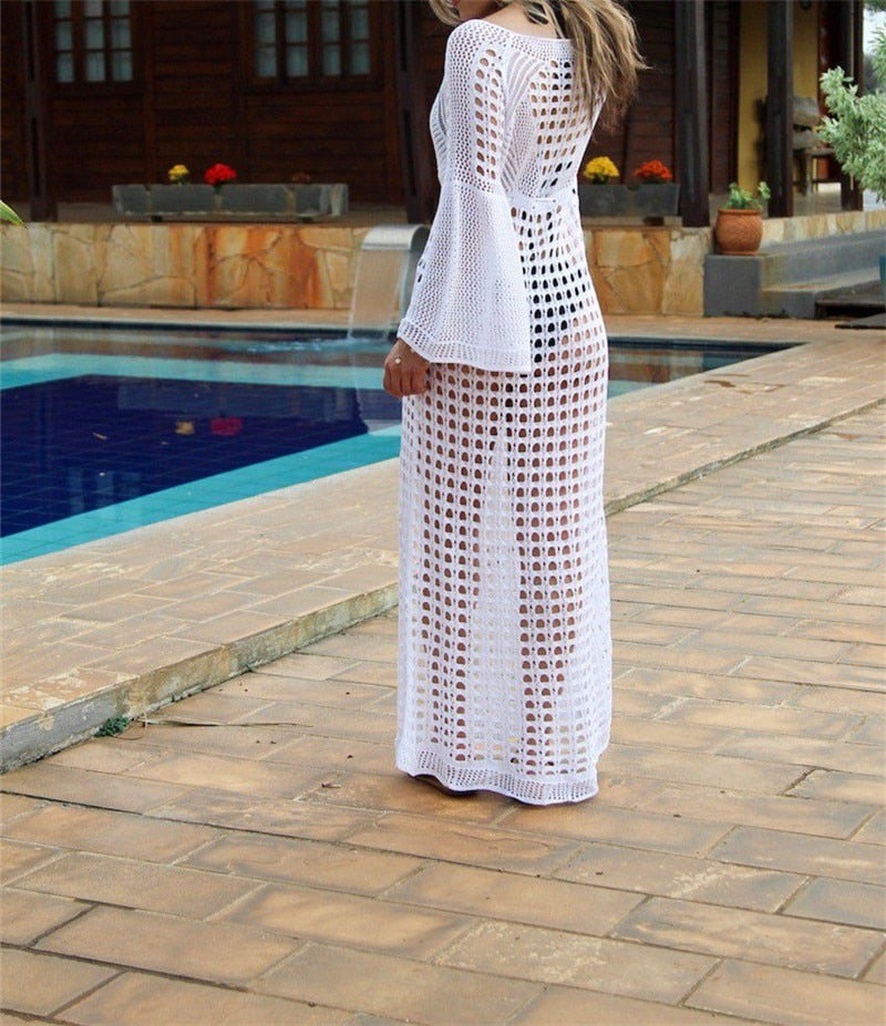 New Trendy Crochet Beach Cover up dress