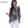 Image of Plus Size Floral Print Chiffon Wearover Blouse