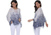 Image of Plus Size Floral Print Chiffon Wearover Blouse