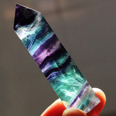 1pc Decorative Natural Fluorite Quartz Healing Stone