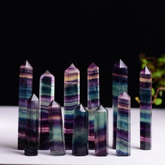 1pc Decorative Natural Fluorite Quartz Healing Stone