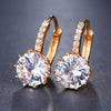 Image of Fashion 10 Colors AAA Cubic Zirconia Element Stud Earrings For Women