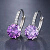 Image of Fashion 10 Colors AAA Cubic Zirconia Element Stud Earrings For Women