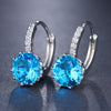 Image of Fashion 10 Colors AAA Cubic Zirconia Element Stud Earrings For Women