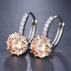 Image of Fashion 10 Colors AAA Cubic Zirconia Element Stud Earrings For Women