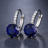 Image of Fashion 10 Colors AAA Cubic Zirconia Element Stud Earrings For Women