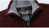 Image of Autumn Winter Men's Faux Fur Wool Zipper Sweater Coat