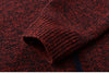 Image of Autumn Winter Men's Faux Fur Wool Zipper Sweater Coat