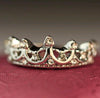 Image of Dainty Crown Ring